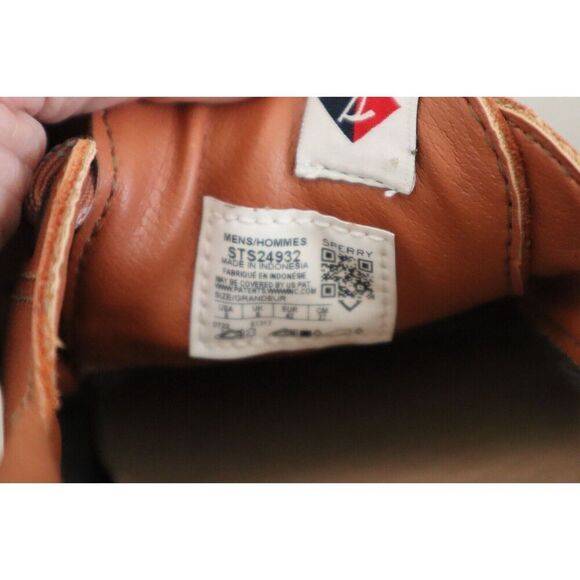 Sperry Top Sider STS24932 Men's Sz 9 Tan Unlined Lug 3-Eye Boat Shoes - Picture 11 of 16